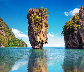 Cliffs in Thailand sea
